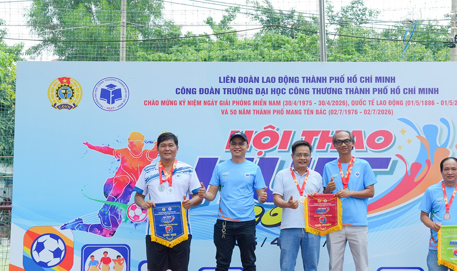 Khoa Tài chính - Kế toán ghi dấu ấn tại Hội thao Công đoàn Trường Đại học Công Thương TP.HCM năm 2026