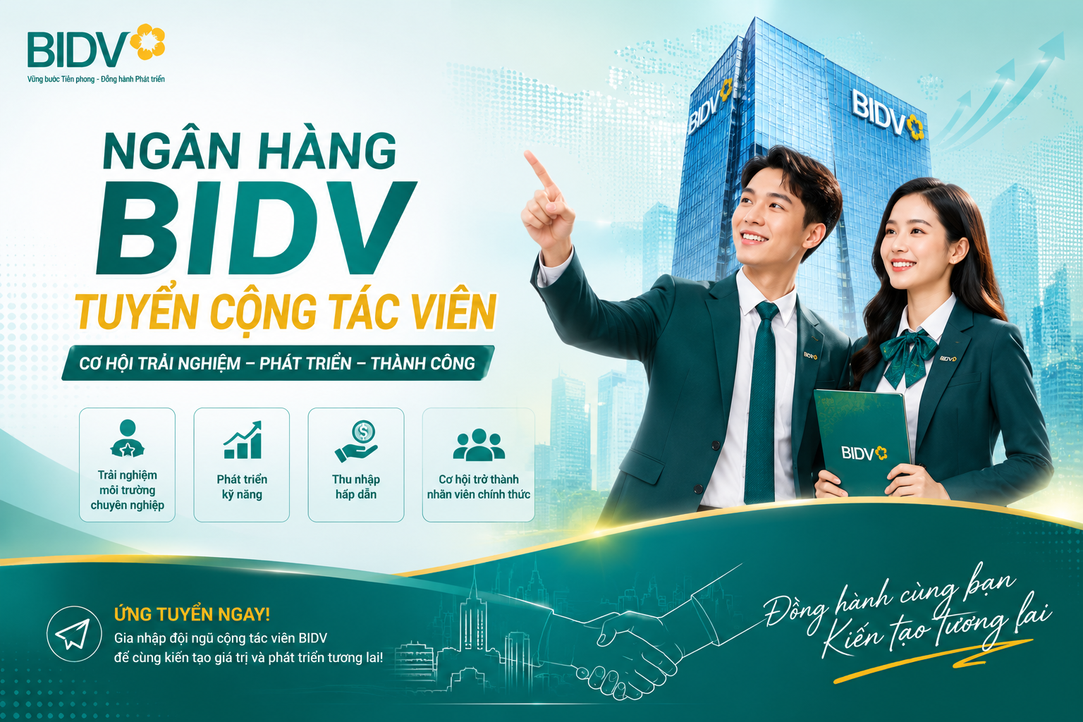 Ngân hàng BIDV tuyển cộng tác viên năm 2023