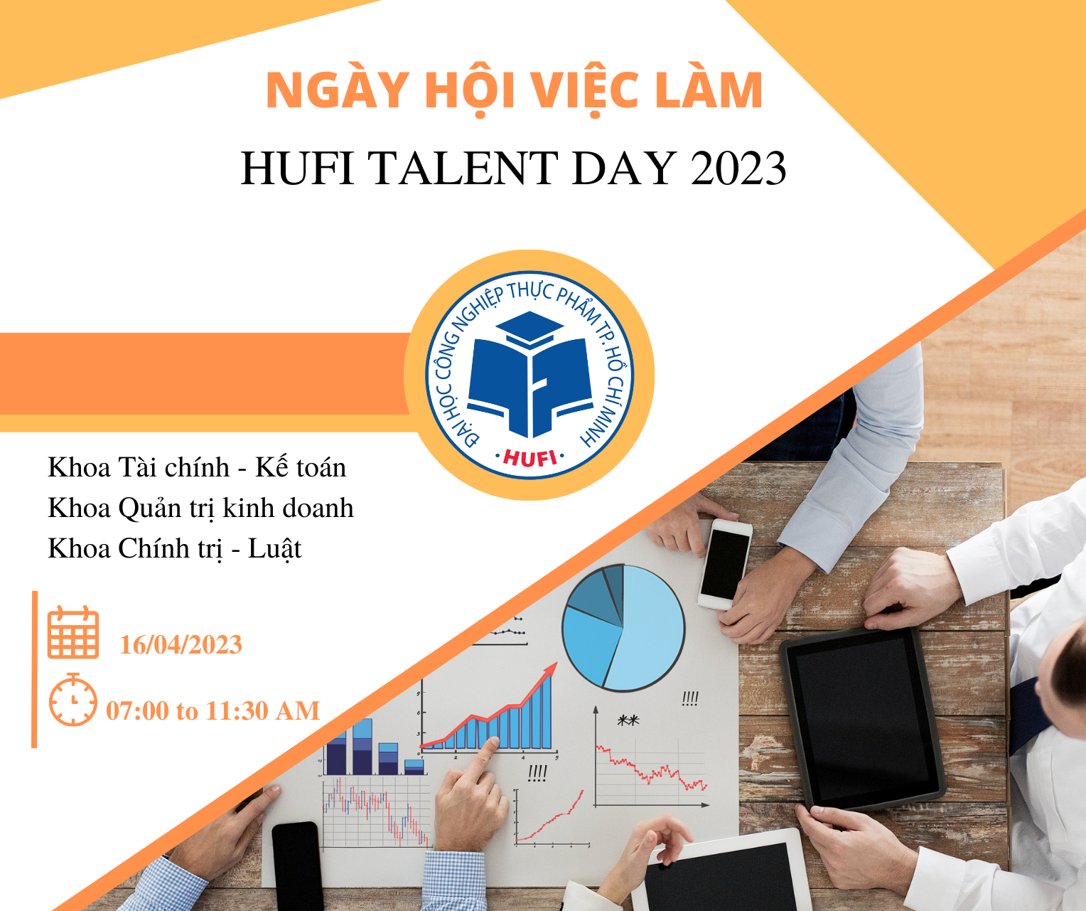 NGÀY HỘI VIỆC LÀM LIÊN KHOA - HUFI TALENT DAY 2023
