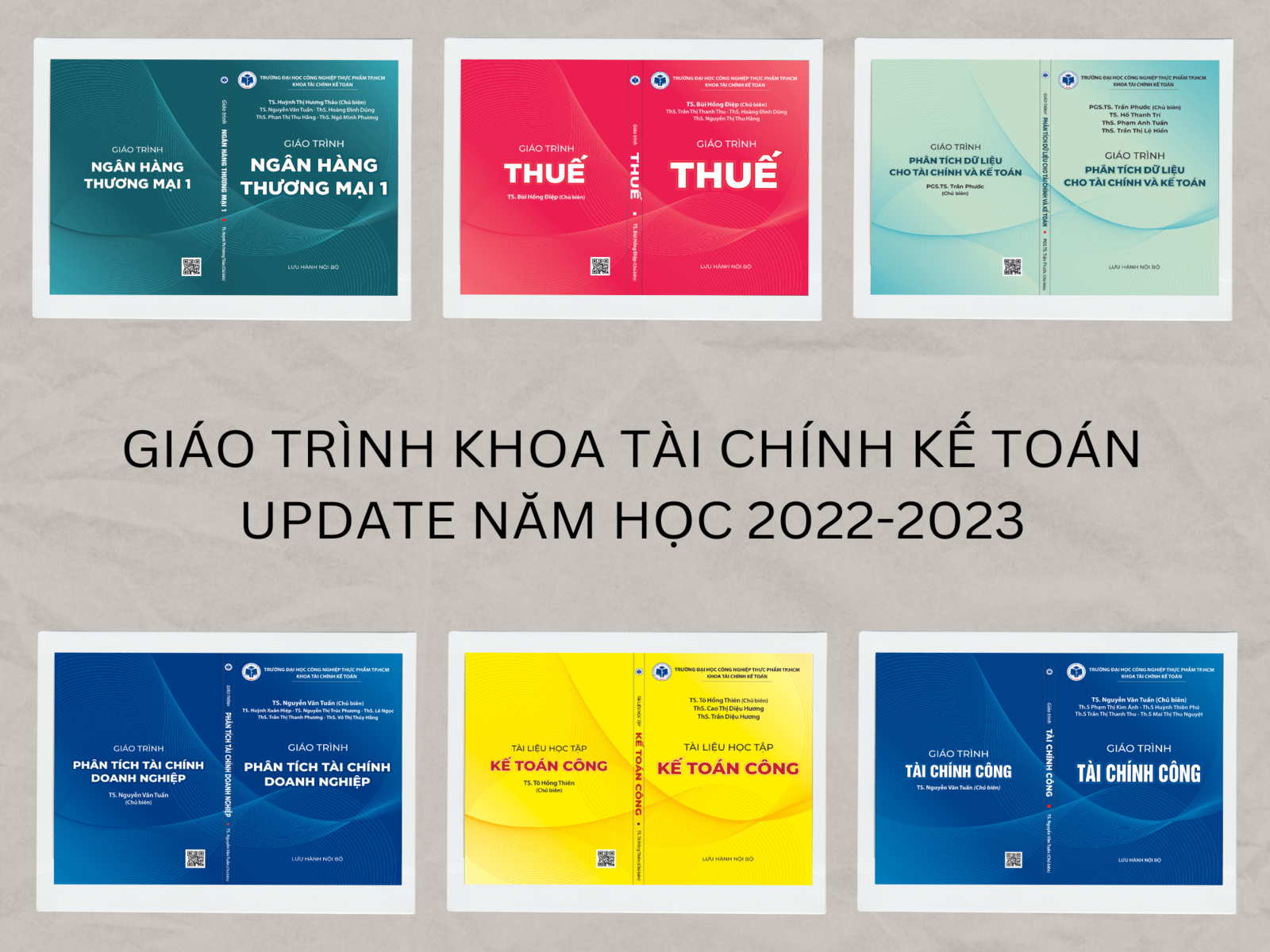 Giáo trình Khoa Tài chính Kế toán 2022-2023